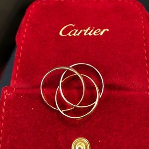 Cartier Tri Colored Trinity Ring